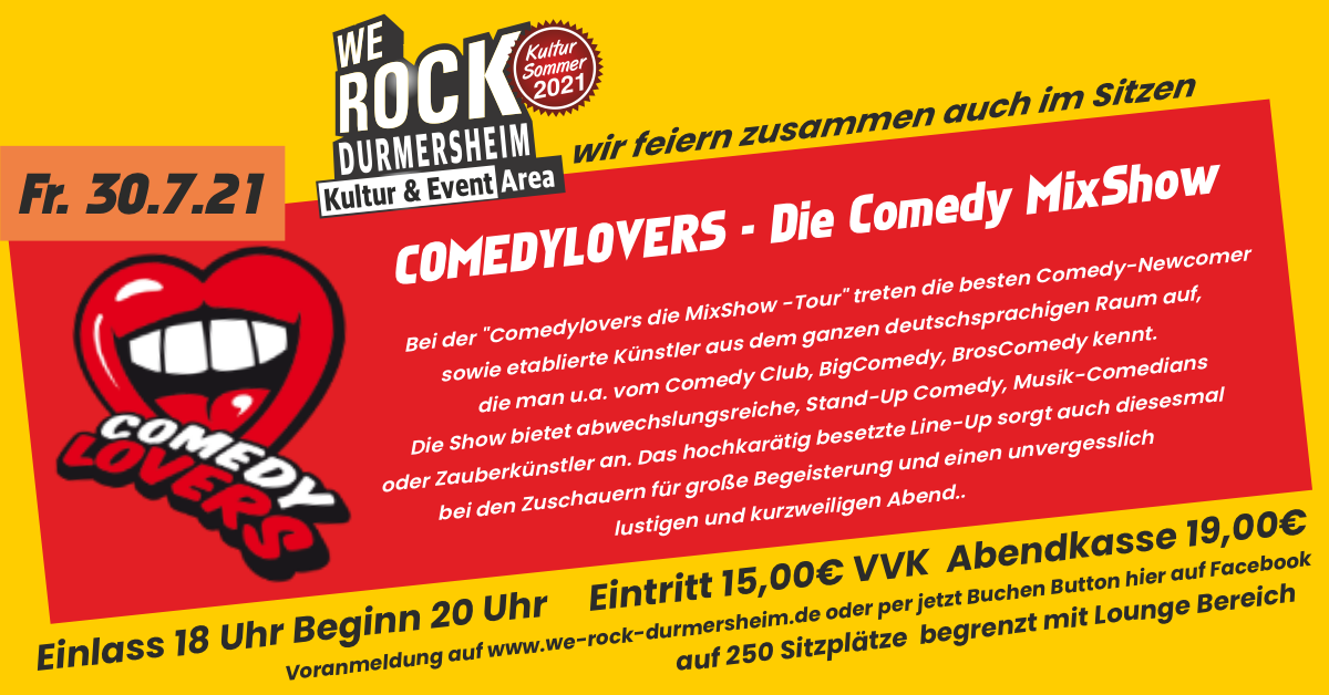 Comedylovers Die Comedy Mix Tour